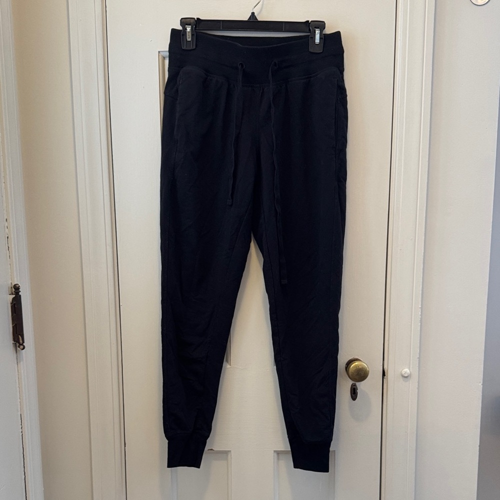 Zella Black Ribbed Joggers